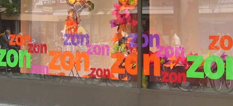 Etalagebestickering Zaanstreek